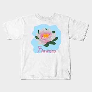 Lotus flower, symbol of purity Kids T-Shirt